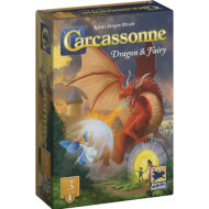Drustvena igra, drustvene igre, Beograd, Prodaja, Srbija, zabava, porodicne igre, igre za porodicu, fantasy, sci-fi, Carcassonne Dragon and Fairy (na srpskom jeziku)