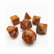 Dungeons & Dragons, FRP, Srbija, Prodaja Beograd, Kockice, Chessex Glitter Gold with Silver