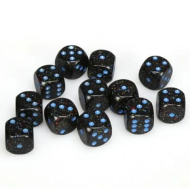 Chessex Speckled Blue Stars 16mm D6 Dice Block (12 Dice)