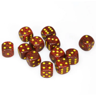 Chessex Speckled Mercury 16mm D6 Dice Block (12 Dice)