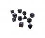 Dungeons & Dragons, FRP, Srbija, Prodaja Beograd, Kockice, Eclipse 11 Dice Set Jet Black