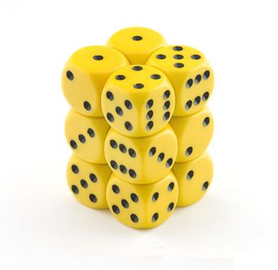 Chessex Yellow Dice Block