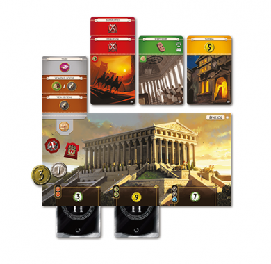 Drustvena igra, drustvene igre, Beograd, Prodaja, Srbija, zabava, strategija, fantasy, sci-fi, 7 Wonders (Second Edition)