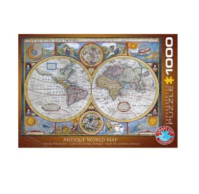 Puzzle, Puzzle 1000, sklapanje puzli, puzzle prodaja, Beograd, Antique World Map Puzzle