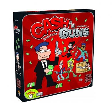 Cash 'n Guns - Kutija Drustvena igra, drustvene igre, Beograd, Prodaja, Srbija, zabava, party igre, igre zabavu, igre za okupljanje, party, fantasy, sci-fi, Cash 'n Guns