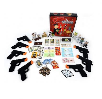Cash 'n Guns - Sadržaj Drustvena igra, drustvene igre, Beograd, Prodaja, Srbija, zabava, party igre, igre zabavu, igre za okupljanje, party, fantasy, sci-fi, Srbija, Cash 'n Guns