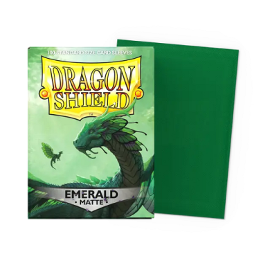 One Piece Card Game, One Piece TCG, OP, Beograd,One Piece Card Game Prodaja, Beograd,One Piece TCG Prodaja Beograd, Luffy, Zoro, Sanji, Nami, Dragon Shield Standard Size Matte Sleeves - Emerald