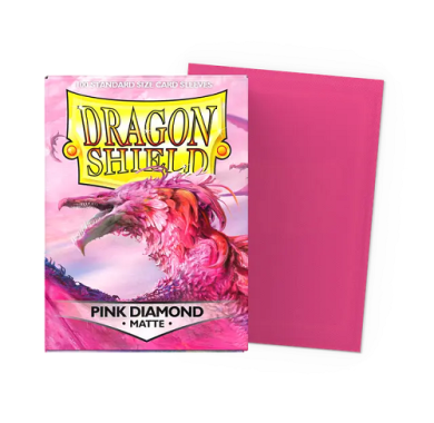One Piece Card Game, One Piece TCG, OP, Beograd,One Piece Card Game Prodaja, Beograd,One Piece TCG Prodaja Beograd, Luffy, Zoro, Sanji, Nami, Dragon Shield Standard Size Matte Sleeves - Pink Diamond
