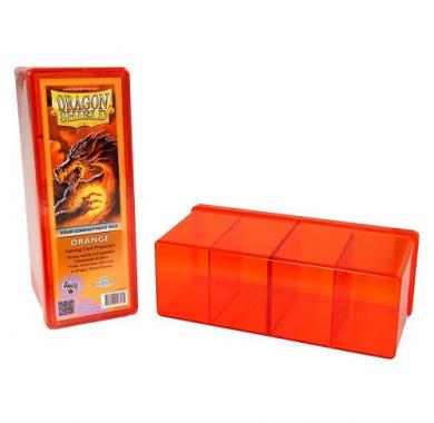 DRAGON SHIELD ORANGE 4- COMPARTMENT BOX Yu-gi-oh, Prodaja,Srbija,Beograd