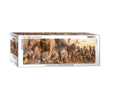 Puzzle, Puzzle 1000, sklapanje puzli, puzzle prodaja, Beograd, Dinosaurs by Haruo Takino Puzzle