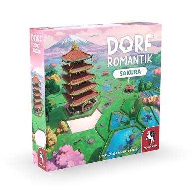 Dorfromantik Sakura Drustvena igra, drustvene igre, Beograd, Prodaja, Srbija, zabava, porodicne igre, igre za porodicu, fantasy, sci-fi, Dorfromantik Sakura