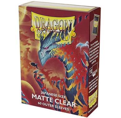 Dragon Shield Japanese Size Clear Matte Outer Sleeves