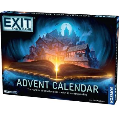 Exit: The Game – Advent Calendar: The Hunt for the Golden Book Drustvena igra, drustvene igre, Beograd, Prodaja, Srbija, zabava, porodicne igre, igre za porodicu, fantasy, sci-fi, Exit: The Game – Advent Calendar: The Hunt for the Golden Book