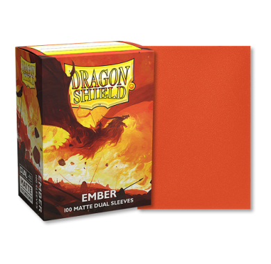 One Piece Card Game, MTG, Pokemon, Digimon TCG, Prodaja,Srbija,Beograd, Dragon Shield, slivovi, Dragon Shield, Dragon Shield Dual Matte Standard Size - Ember