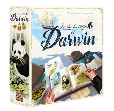Drustvena igra, drustvene igre, Beograd, Prodaja, Srbija, zabava, porodicne igre, igre za porodicu, fantasy, sci-fi, In The Footsteps Of Darwin