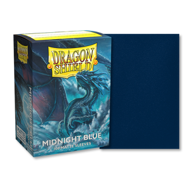 One Piece Card Game, MTG, Pokemon, Digimon TCG, Prodaja,Srbija,Beograd, Dragon Shield, slivovi, Dragon Shield, Dragon Shield Standard Size Matte Sleeves - Midnight Blue