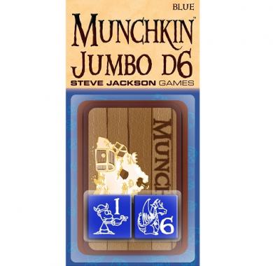 Munchkin Jumbo D6 - Blue - Pakovanje Drustvena igra, drustvene igre, Beograd, Prodaja, Srbija, zabava, party igre, igre zabavu, igre za okupljanje, party, fantasy, sci-fi, Munchkin Jumbo D6 - Blue