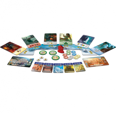 Drustvena igra, drustvene igre, Beograd, Prodaja, Srbija, zabava, strategija, fantasy, sci-fi,7 Wonders Duel: Pantheon