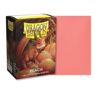 One Piece Card Game, MTG, Pokemon, Digimon TCG, Prodaja,Srbija,Beograd, Dragon Shield, slivovi, Dragon Shield, Dragon Shield Dual Matte Standard Size - Peach