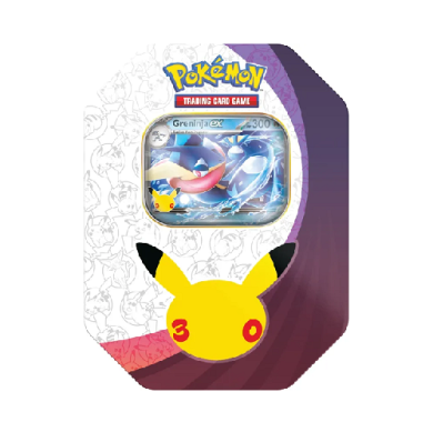 Pokémon, Pokemon, Pokemoni Srbija, Beograd, Prodaja, Pikachu, Charizard, Pokemon TCG booster, Pokemon TCG 30th Celebration Greninja ex Tin