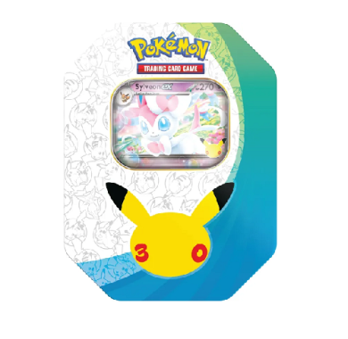 Pokémon, Pokemon, Pokemoni Srbija, Beograd, Prodaja, Pikachu, Charizard, Pokemon TCG booster, Pokemon TCG 30th Celebration Sylveon ex Tin