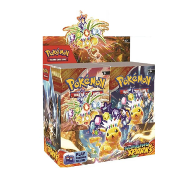 Pokémon, Pokemon, Pokemoni Srbija, Beograd, Prodaja, Pikachu, Charizard, Pokemon TCG booster, Pokemon TCG Surging Sparks Booster Box