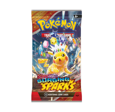 Pokémon, Pokemon, Pokemoni Srbija, Beograd, Prodaja, Pikachu, Charizard, Pokemon TCG booster, Pokemon TCG Surging Sparks Booster