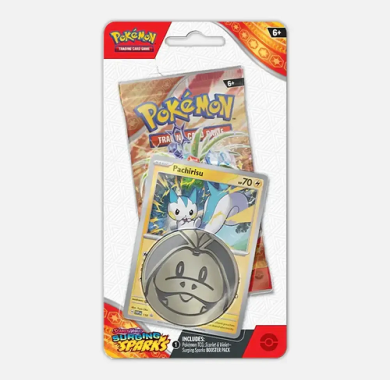Pokémon, Pokemon, Pokemoni Srbija, Beograd, Prodaja, Pikachu, Charizard, Pokemon TCG booster, Pokemon TCG Surging Sparks Checklane Blister Pachurisu