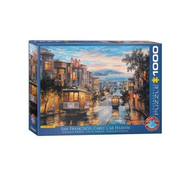 Puzzle, Puzzle 1000, sklapanje puzli, puzzle prodaja, Beograd, San Francisco Cable Car Heaven Puzzle