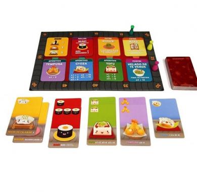 Sushi Go Party! - Primer partije Drustvena igra, drustvene igre, Beograd, Prodaja, Srbija, zabava, party igre, igre zabavu, igre za okupljanje, party, fantasy, sci-fi, Sushi Go Party!