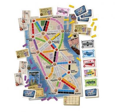 Ticket to Ride: New York Drustvena igra, drustvene igre, Beograd, Prodaja, Srbija, zabava, porodicne igre, igre za porodicu, fantasy, sci-fi,