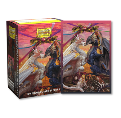One Piece Card Game, MTG, Pokemon, Digimon TCG, Prodaja,Srbija,Beograd, Dragon Shield, slivovi, Dragon Shield, Dragon Shield Standard Size Brushed Art - Valentine Dragons
